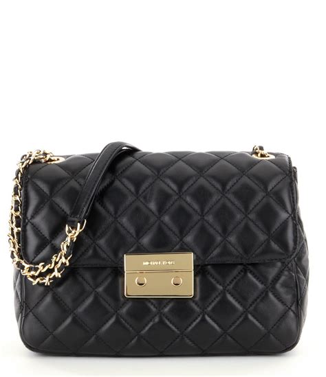 michael kors sloan black gold|michael kors sloan bag.